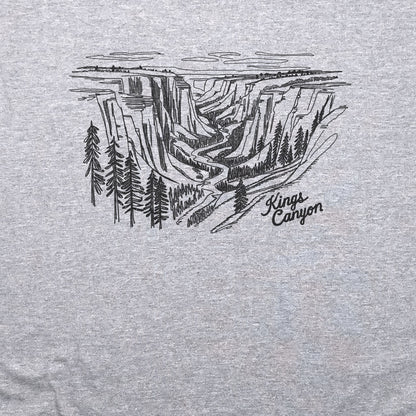 Kings Canyon Line Drawing T-Shirt
