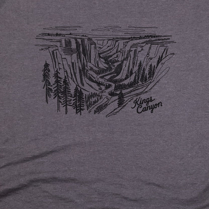 Kings Canyon Line Drawing T-Shirt