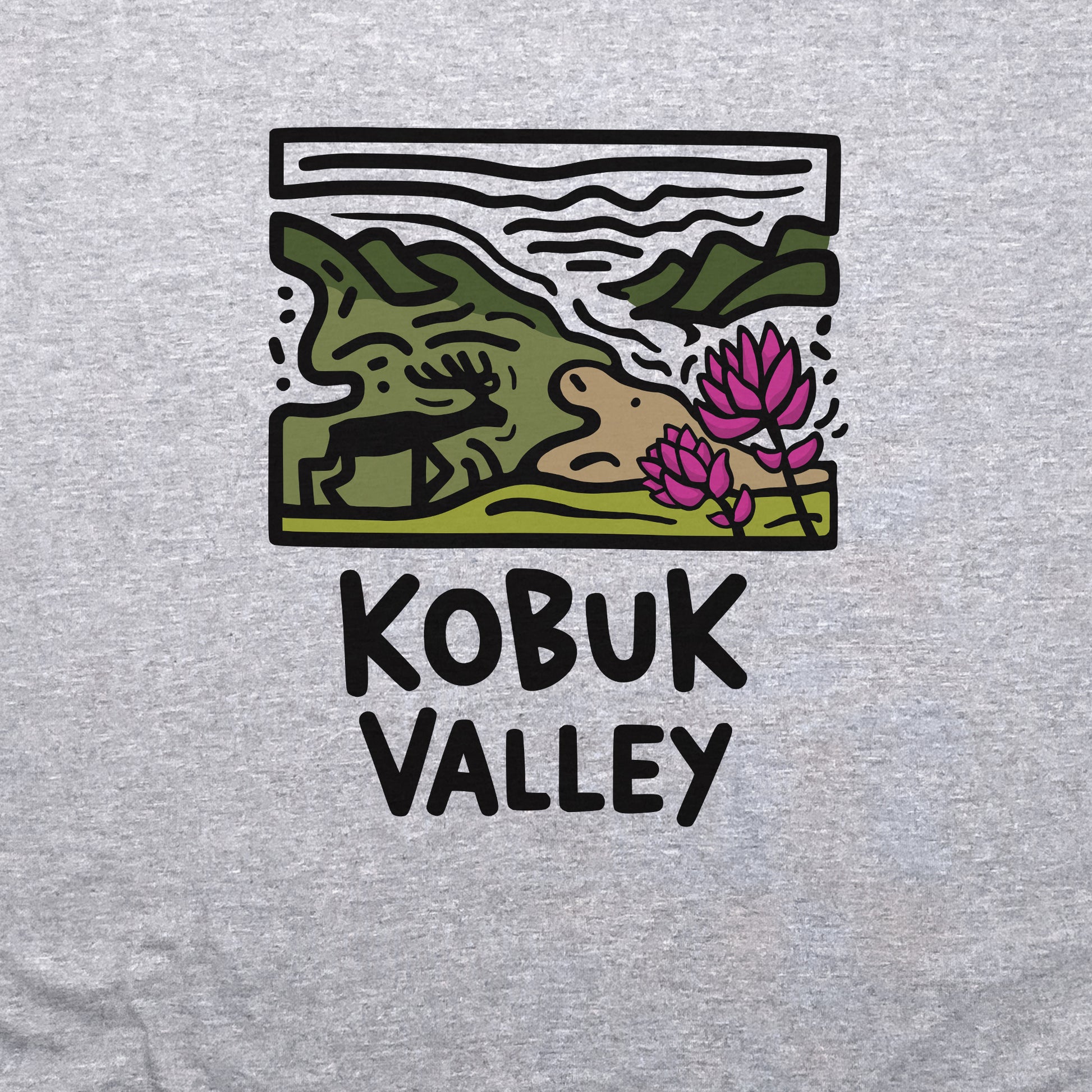 Kobuk Valley National Park Crewneck Sweatshirt Adventure and Outdoors Themed Sweatshirt