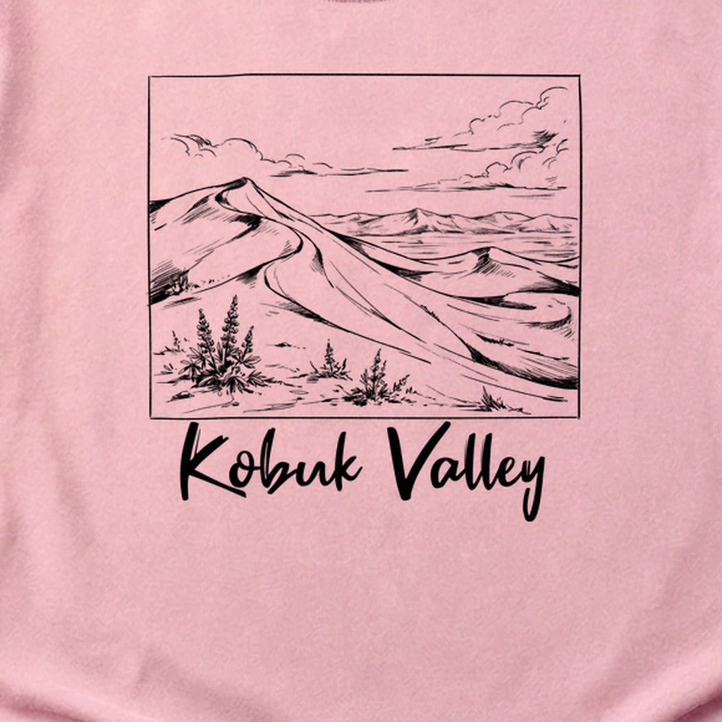 Kobuk Valley Line Drawing Cotton T-Shirt