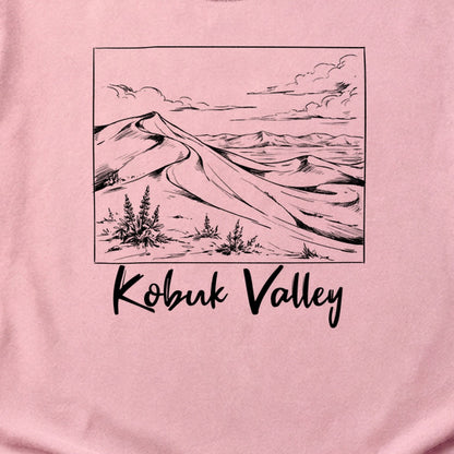 Kobuk Valley Line Drawing Cotton T-Shirt