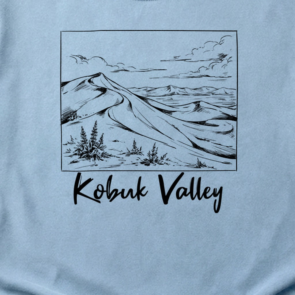 Kobuk Valley Line Drawing Cotton T-Shirt