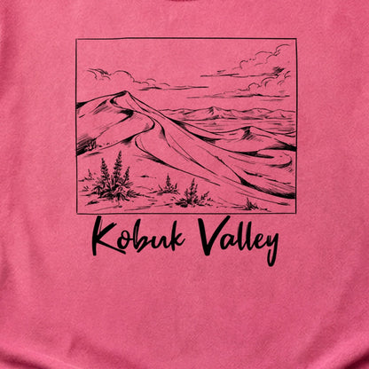 Kobuk Valley Line Drawing Cotton T-Shirt