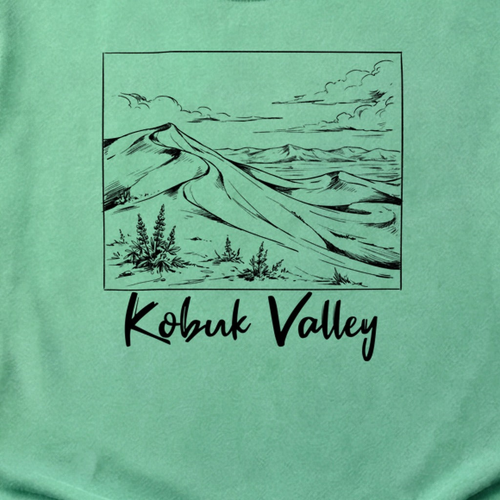 Kobuk Valley Line Drawing Cotton T-Shirt
