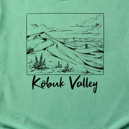 Kobuk Valley Line Drawing Cotton T-Shirt