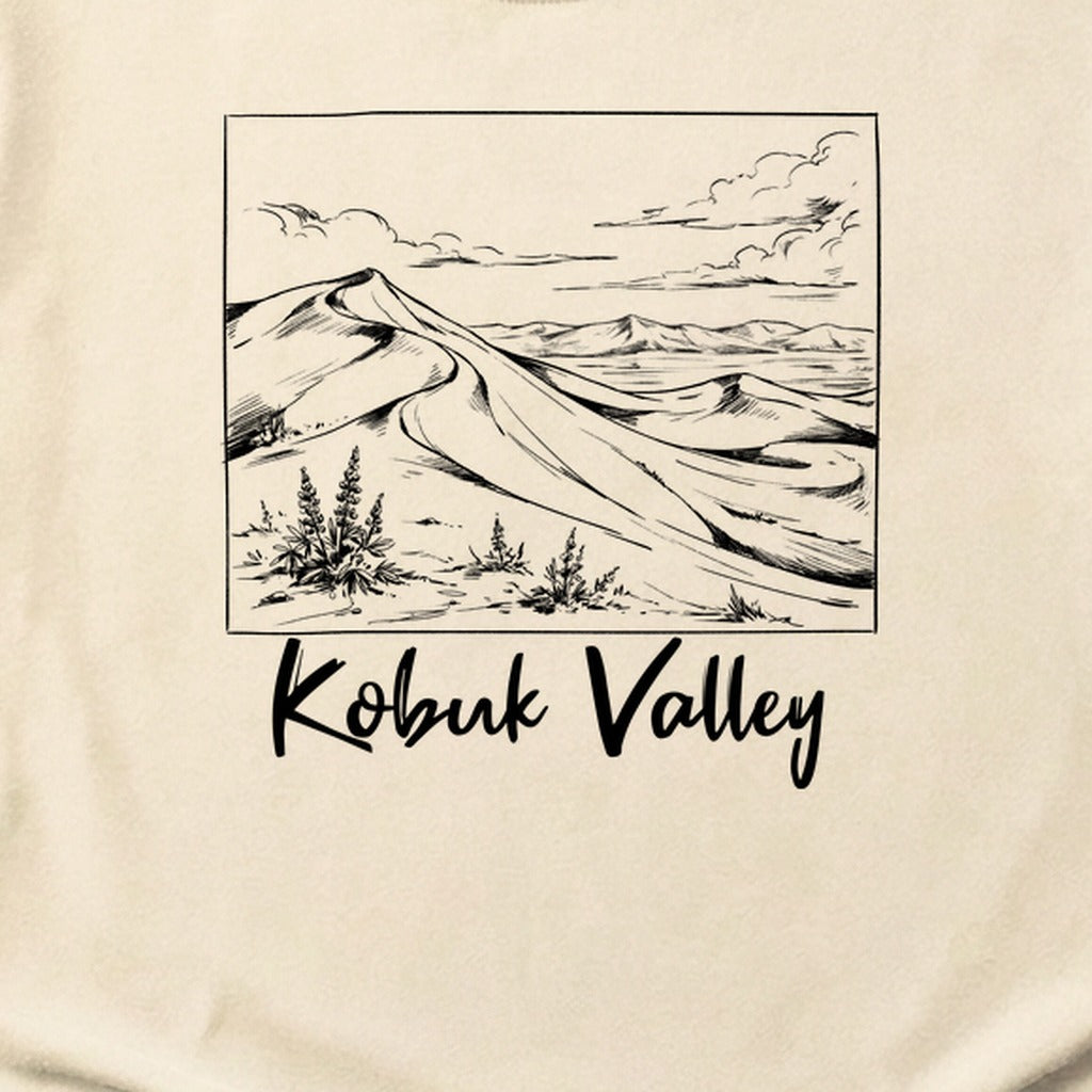 Kobuk Valley Line Drawing Cotton T-Shirt