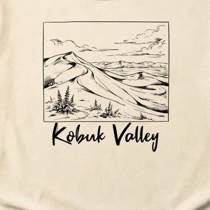 Kobuk Valley Line Drawing Cotton T-Shirt