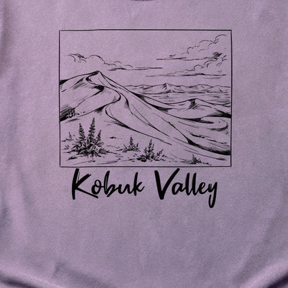 Kobuk Valley Line Drawing Cotton T-Shirt
