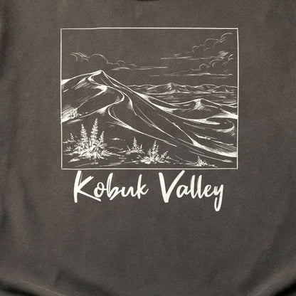 Kobuk Valley Line Drawing Cotton T-Shirt