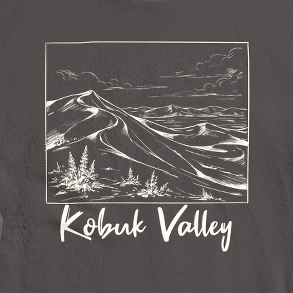 Kobuk Valley Line Drawing Crewneck Sweatshirt