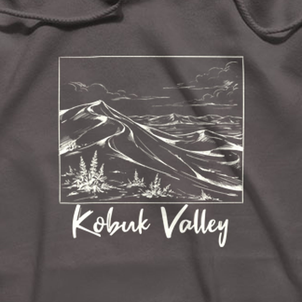 Kobuk Valley Line Drawing Hoodie