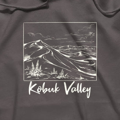 Kobuk Valley Line Drawing Hoodie