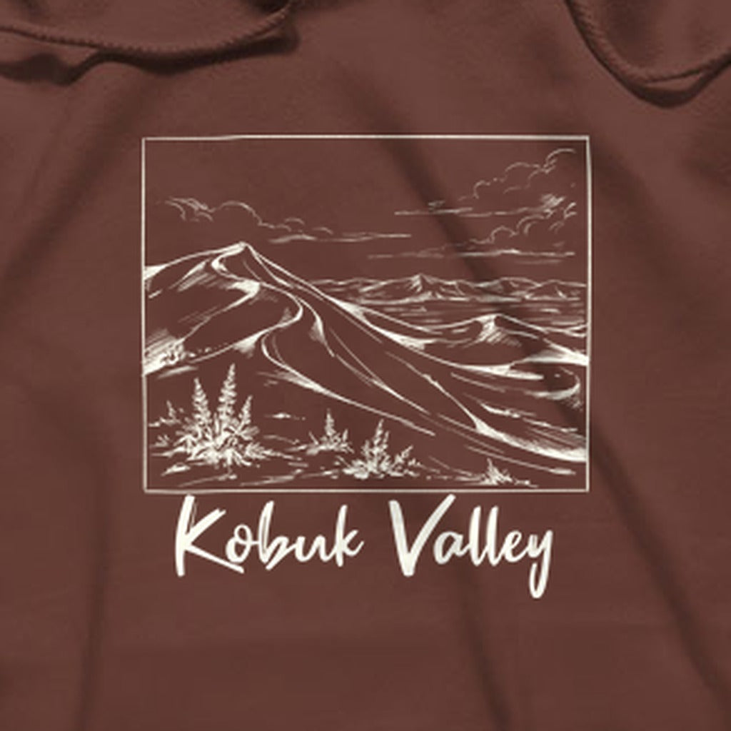 Kobuk Valley Line Drawing Hoodie