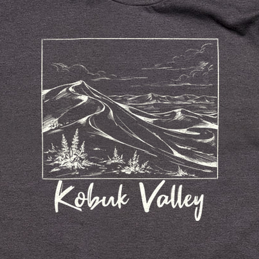 Kobuk Valley Line Drawing T-Shirt