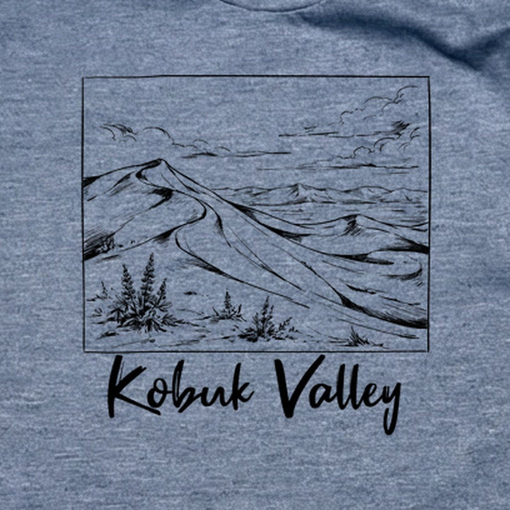 Kobuk Valley Line Drawing T-Shirt