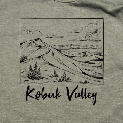 Kobuk Valley Line Drawing T-Shirt