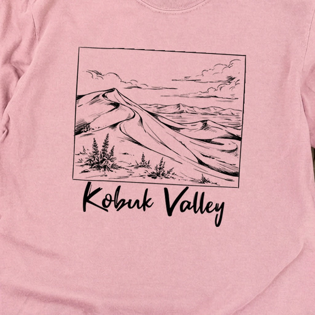 Kobuk Valley Line Drawing Premium Long Sleeve