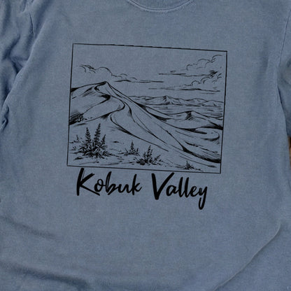 Kobuk Valley Line Drawing Premium Long Sleeve