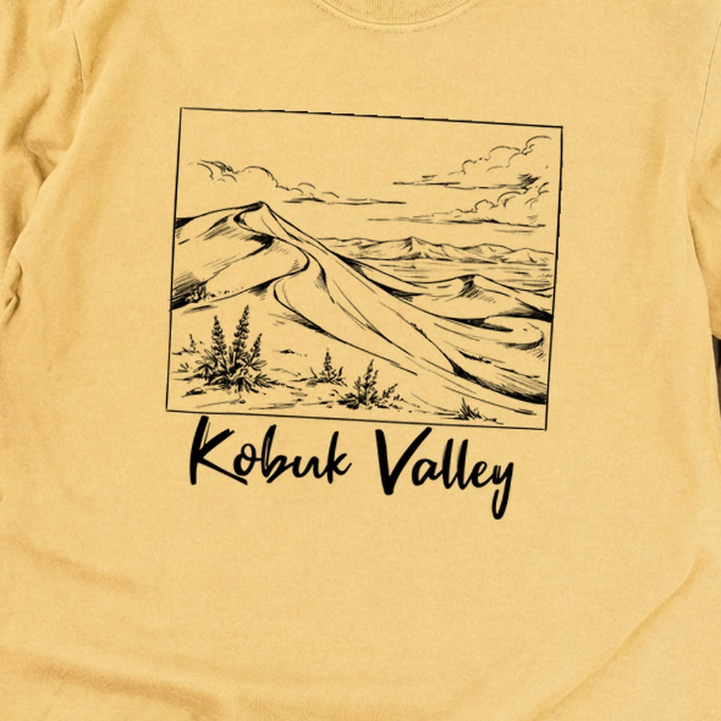 Kobuk Valley Line Drawing Premium Long Sleeve
