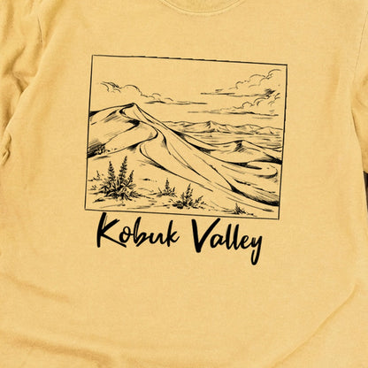 Kobuk Valley Line Drawing Premium Long Sleeve