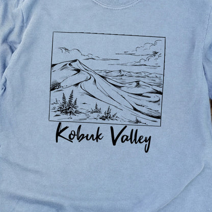 Kobuk Valley Line Drawing Premium Long Sleeve