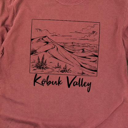 Kobuk Valley Line Drawing Premium Long Sleeve