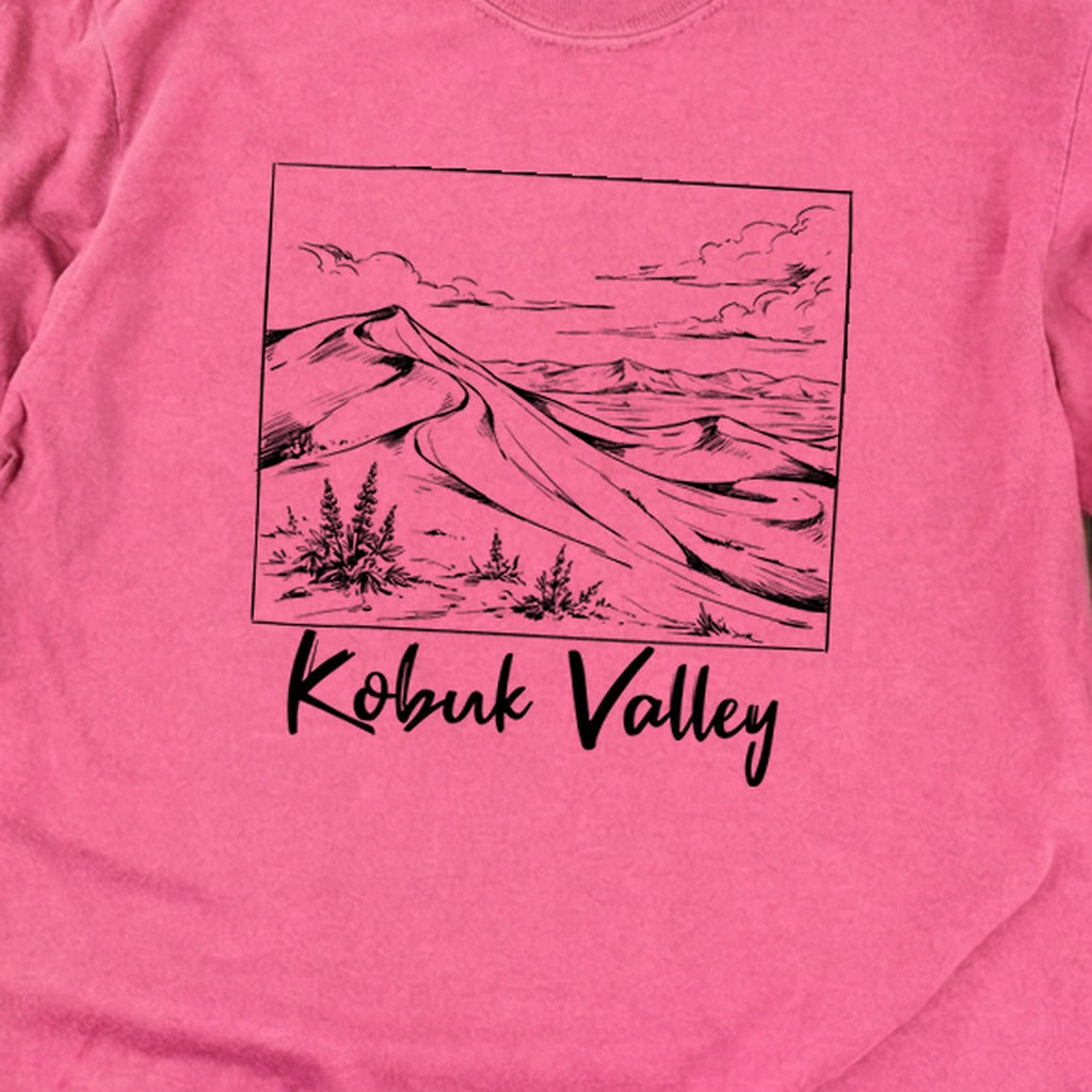 Kobuk Valley Line Drawing Premium Long Sleeve