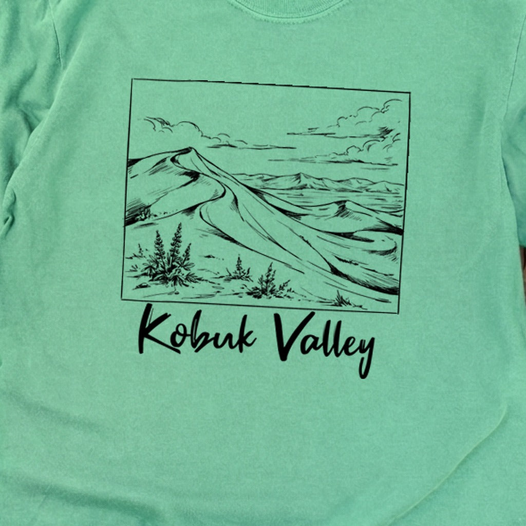 Kobuk Valley Line Drawing Premium Long Sleeve
