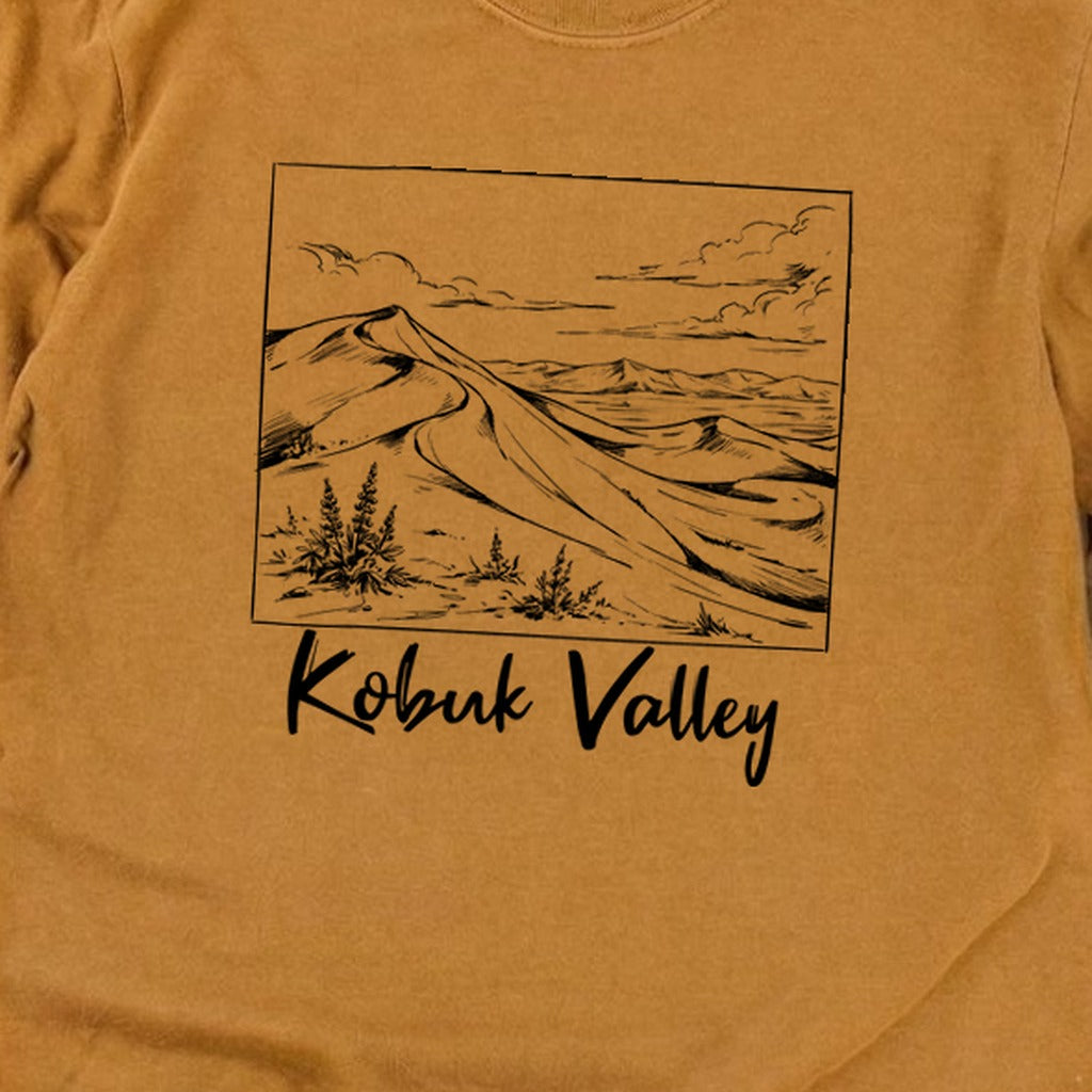 Kobuk Valley Line Drawing Premium Long Sleeve