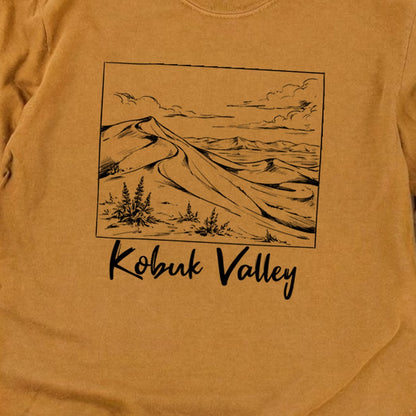 Kobuk Valley Line Drawing Premium Long Sleeve