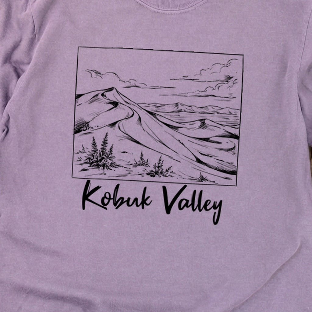 Kobuk Valley Line Drawing Premium Long Sleeve