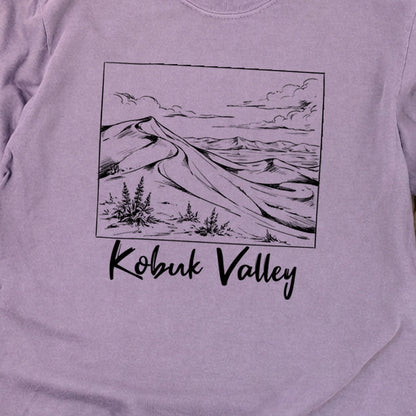 Kobuk Valley Line Drawing Premium Long Sleeve