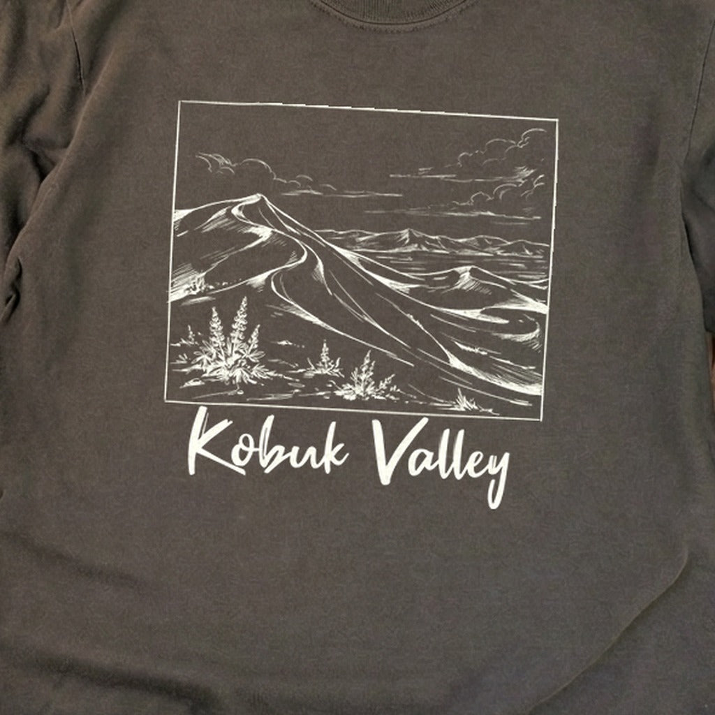 Kobuk Valley Line Drawing Premium Long Sleeve
