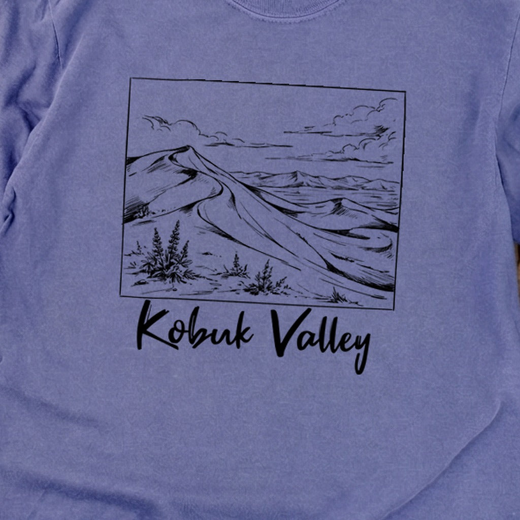 Kobuk Valley Line Drawing Premium Long Sleeve