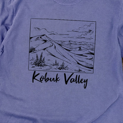 Kobuk Valley Line Drawing Premium Long Sleeve
