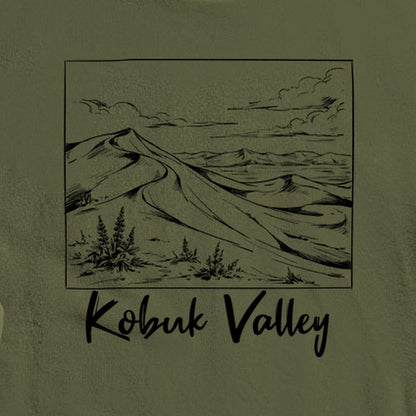 Kobuk Valley Line Drawing Crewneck Sweatshirt