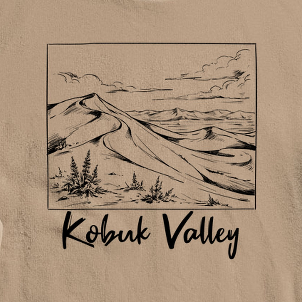 Kobuk Valley Line Drawing Crewneck Sweatshirt