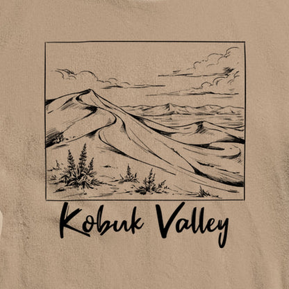 Kobuk Valley Line Drawing Crewneck Sweatshirt