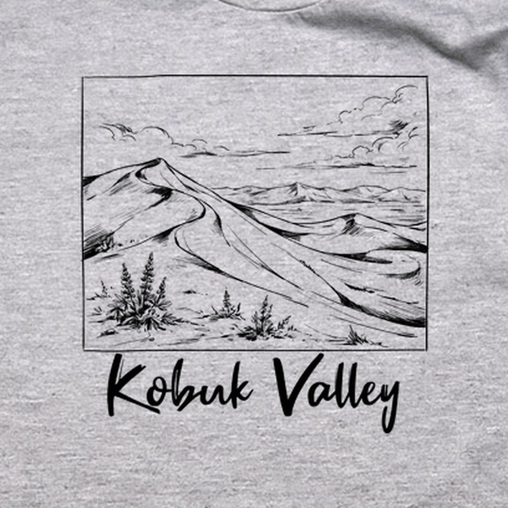 Kobuk Valley Line Drawing T-Shirt