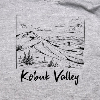 Kobuk Valley Line Drawing T-Shirt