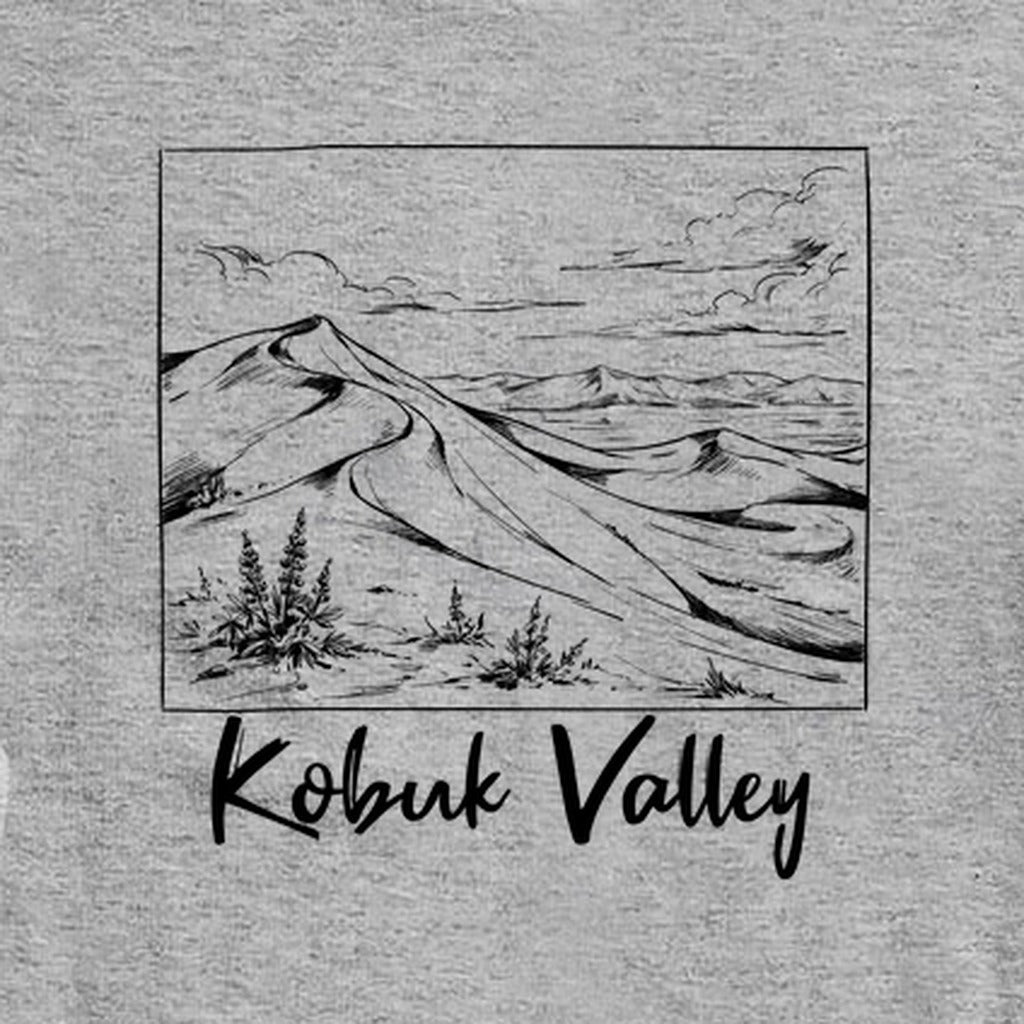 Kobuk Valley Line Drawing Crewneck Sweatshirt