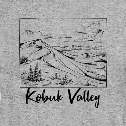 Kobuk Valley Line Drawing Crewneck Sweatshirt