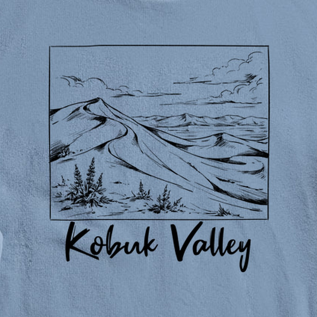 Kobuk Valley Line Drawing Crewneck Sweatshirt