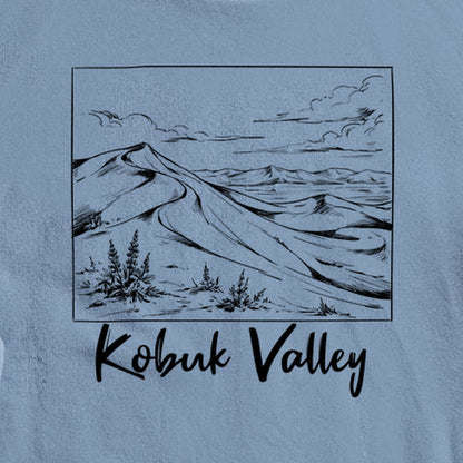 Kobuk Valley Line Drawing Crewneck Sweatshirt