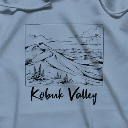 Kobuk Valley Line Drawing Hoodie