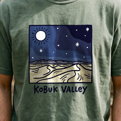 Kobuk Valley National Park at Night Cotton T-Shirt