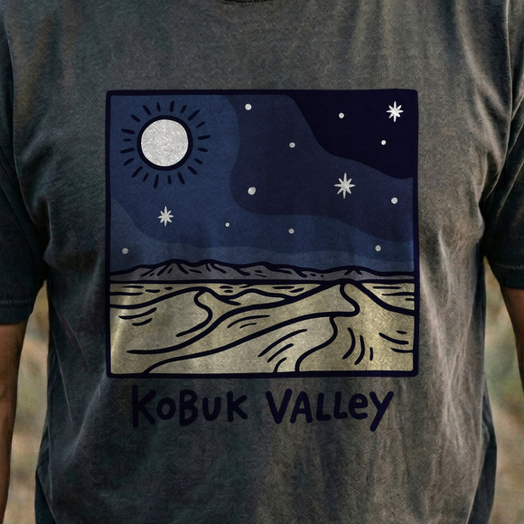 Kobuk Valley National Park at Night Cotton T-Shirt
