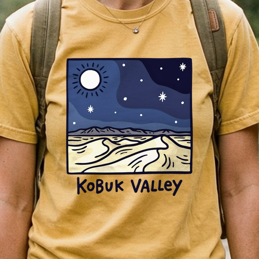 Kobuk Valley National Park at Night Cotton T-Shirt