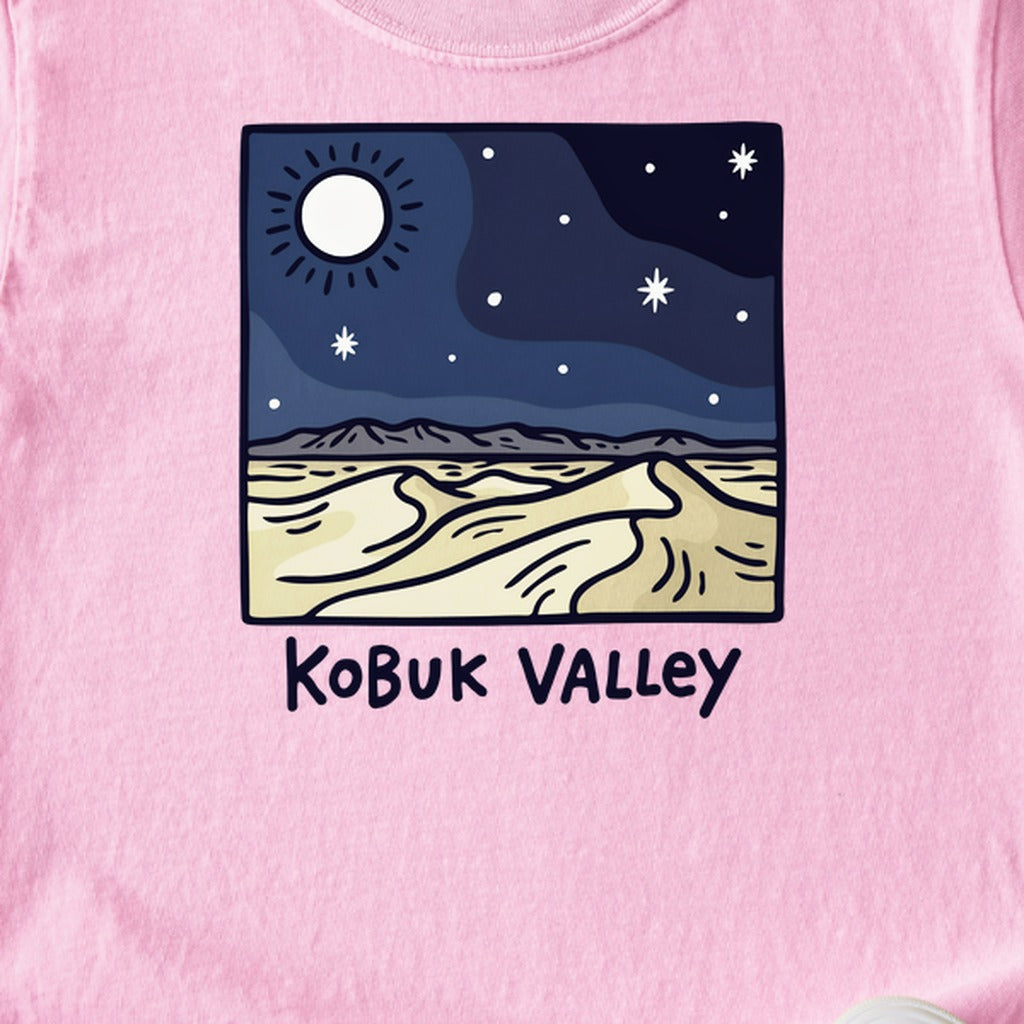 Kobuk Valley National Park at Night Kids Cotton T-Shirt