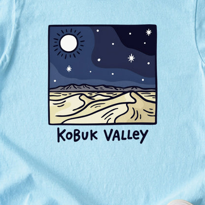 Kobuk Valley National Park at Night Kids Cotton T-Shirt